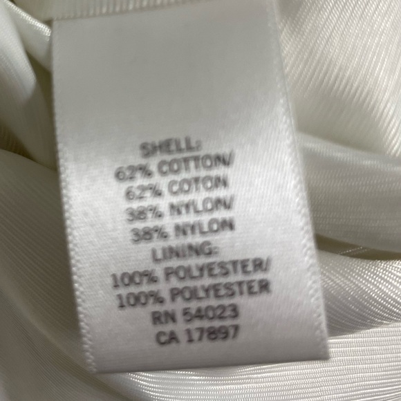 Banana Republic Cream Beige Houndstooth Women's Coat size S - Picture 7 of 7